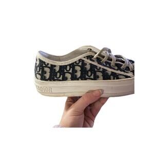 Christian Dior Walk'n'Dior Oblique Sneakers Navy Blue White DC0918 Size 39